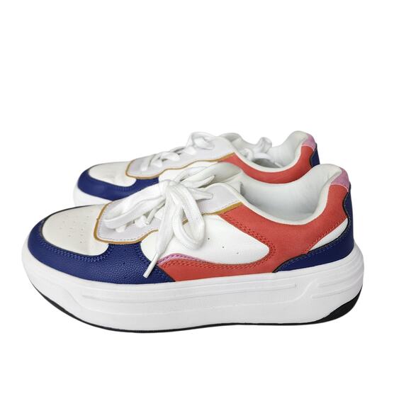 Steve Madden Dandy Faux Leather Platform Sneakers 8M - Picture 8 of 9